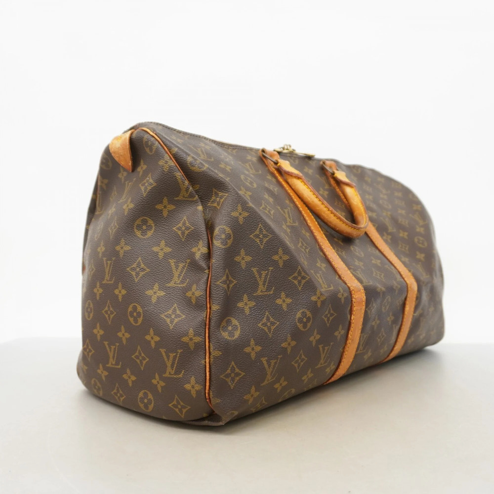 LOUIS VUITTON Brown Monogram Keepall 50 Boston Bag - Picture 2 of 13